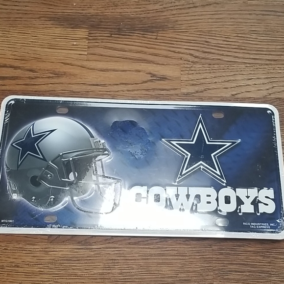 🆓️ Cowboys License Plate - Picture 1 of 3